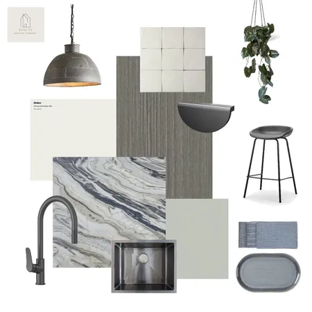 Marble kitchen Interior Design Mood Board by Evolve Creative Interiors on Style Sourcebook