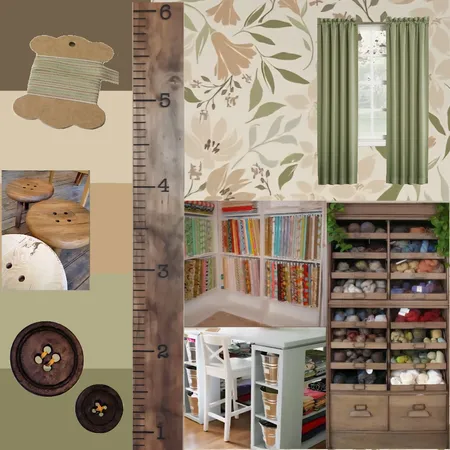 Craft Room Interior Design Mood Board by LeeannaLove on Style Sourcebook