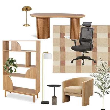 S+W Home Office Opt 2 Interior Design Mood Board by Kutata Interior Design & Styling on Style Sourcebook