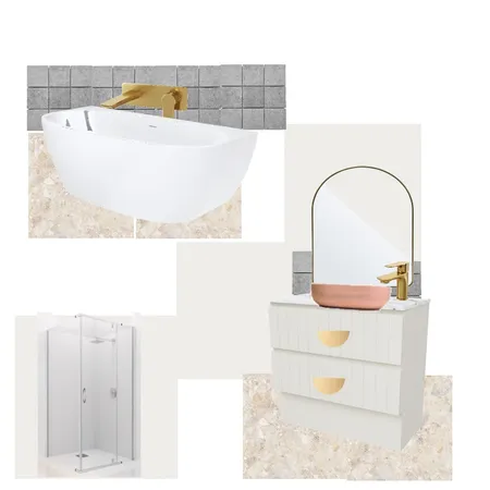 Feminine bathroom Interior Design Mood Board by Cantwell Interiors on Style Sourcebook