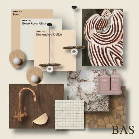 Pink Lake Kitchen Interior Design Mood Board by bethsavilledesigns on Style Sourcebook