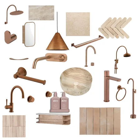 bathroom earthy Interior Design Mood Board by RAB.ALI on Style Sourcebook