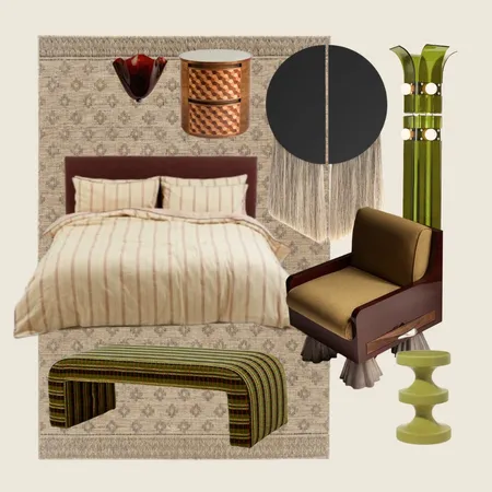 Coastal Eclectic Bedroom by Janelle Interior Design Mood Board by Miss Amara on Style Sourcebook