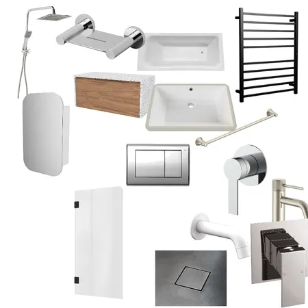 Bathroom Interior Design Mood Board by Tatts on Style Sourcebook