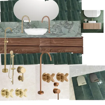 Ensuite Mockup Interior Design Mood Board by Cobblestone Studios on Style Sourcebook