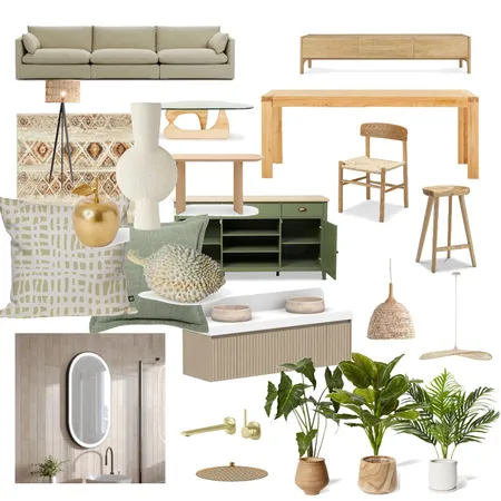 Olive Sanctuary 1 Interior Design Mood Board by juansepuentesg on Style Sourcebook