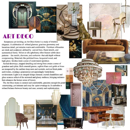 Art Deco mood board module 3 Interior Design Mood Board by designbysic on Style Sourcebook