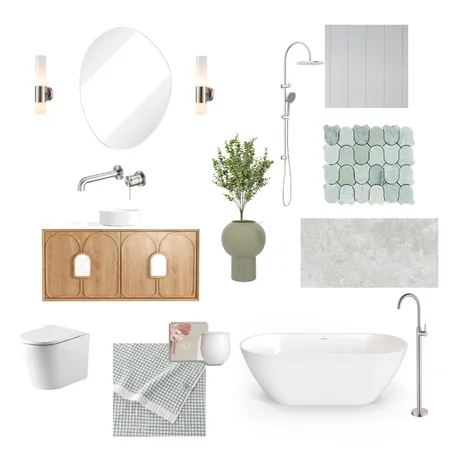 Bathroom Interior Design Mood Board by Tanya - All Bathroom Gear on Style Sourcebook