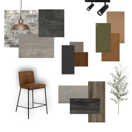 Industrial Mid Century Kitchen Interior Design Mood Board by matthewross on Style Sourcebook