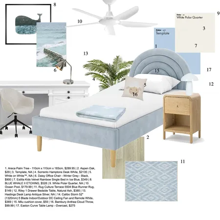 kids bedroom Interior Design Mood Board by hob0004 on Style Sourcebook