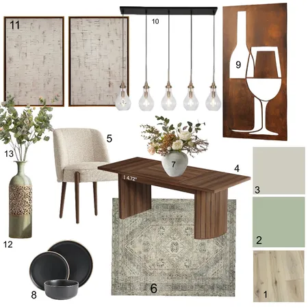 IDI 9 dining Interior Design Mood Board by Kacey.simpson@icloud.com on Style Sourcebook