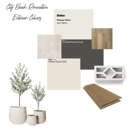 City Beach- Exterior Colours Interior Design Mood Board by Amanda Lee Interiors on Style Sourcebook