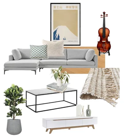 Living room mood board-Vivian Interior Design Mood Board by LEAFY INTERIORS | Anna Manson on Style Sourcebook