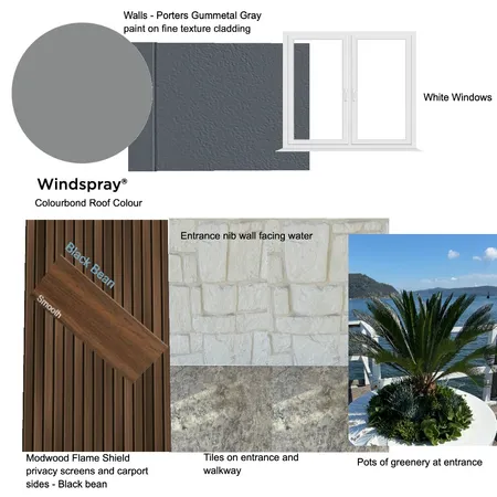 Exterior Interior Design Mood Board by katrnabacon@hotmail.com on Style Sourcebook