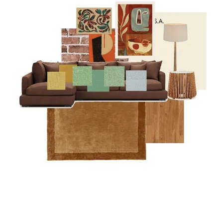 Honey Whiskey - Living Room Interior Design Mood Board by zenkohouse on Style Sourcebook