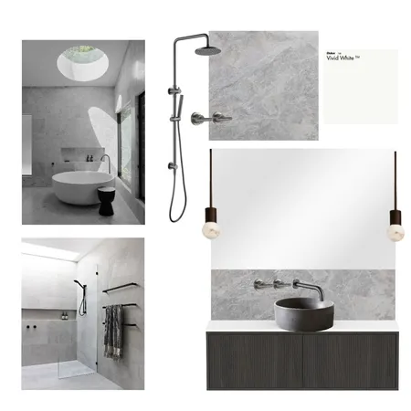 Bath St Concept Board - Ensuite Interior Design Mood Board by First Page Design on Style Sourcebook