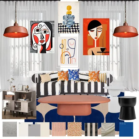 Memphis Style Interior Design Mood Board by Salwa 25 on Style Sourcebook