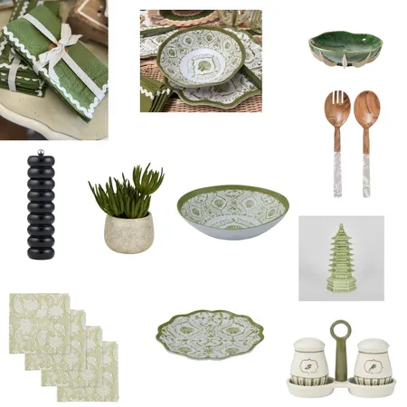 Green Home Decor Interior Design Mood Board by House of Walton on Style Sourcebook