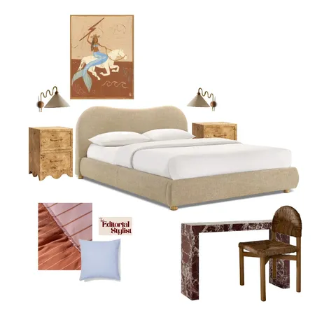 Rosie's Bedroom Interior Design Mood Board by The Editorial Stylist on Style Sourcebook