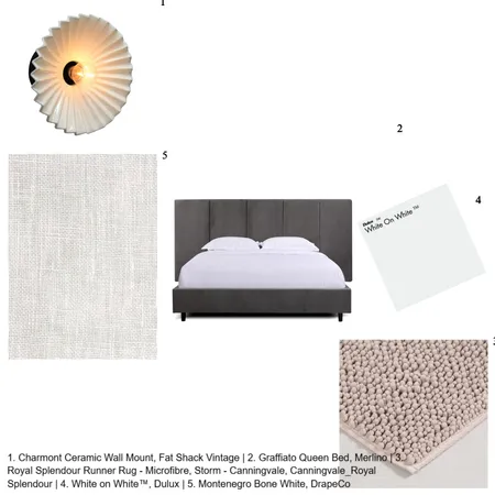 Bed 1 Interior Design Mood Board by leth@schulze.net.au on Style Sourcebook