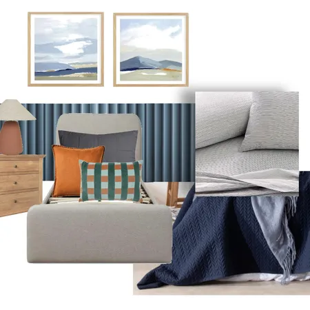 Lars Bedroom Interior Design Mood Board by Holm & Wood.