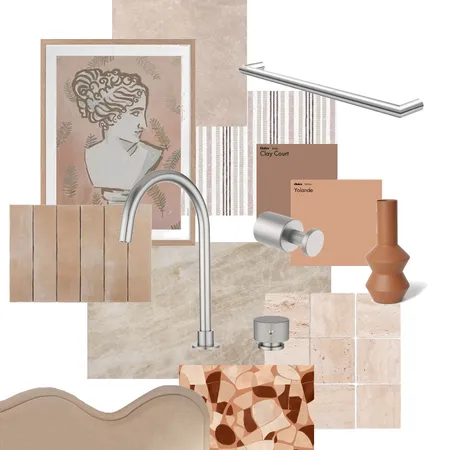 Pink Mood Interior Design Mood Board by Alexia