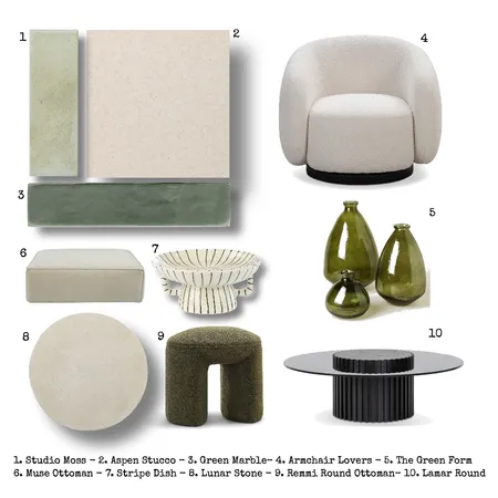 GREEN MODBOARD Interior Design Mood Board by zadua y co on Style Sourcebook