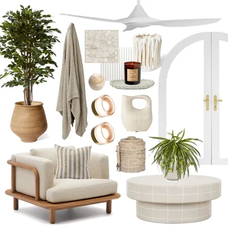 Soft Coastal Outdoor Haven Interior Design Mood Board by Lighting Illusions