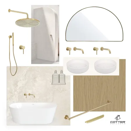 Solaire - Main Bathroom Interior Design Mood Board by Cotter Builders on Style Sourcebook