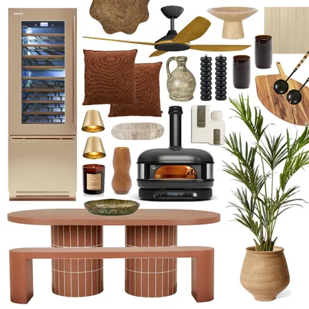 Bold, Warm Alfresco Interior Design Mood Board by Lighting Illusions