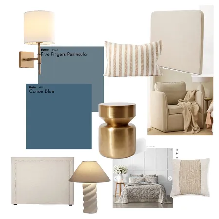 Primary bedroom Interior Design Mood Board by zoeand