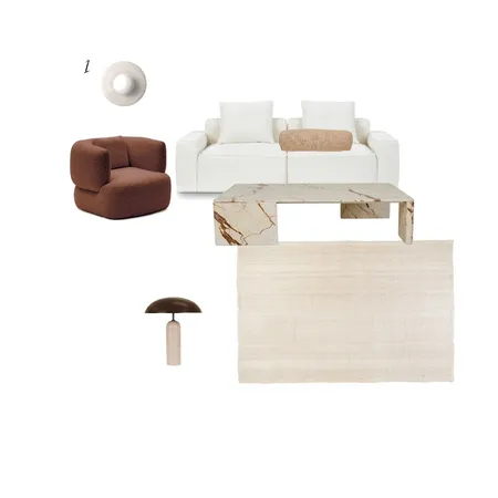 Nicky - Selection Presentation Living Room Interior Design Mood Board by @thewhitehomeonthehill