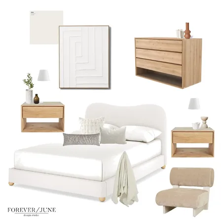 Bedroom Interior Design Mood Board by Forever June Design Studio on Style Sourcebook
