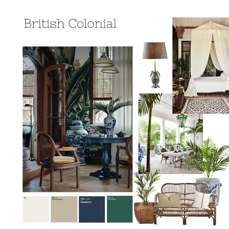 British Colonial Interior Design Mood Board by sarah.murthy on Style Sourcebook
