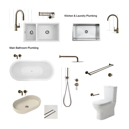 Gorubal Main Kitchen and Laundry Plumbing Interior Design Mood Board by Francesca  @ studiocesca on Style Sourcebook