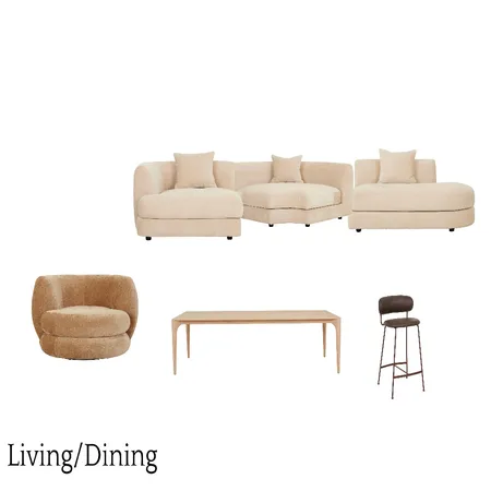 Living/Dining Interior Design Mood Board by Treehouse design on Style Sourcebook