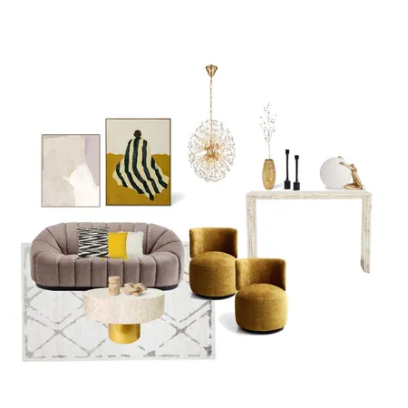 Hollywood Glam Sample Board Interior Design Mood Board by Elanise on Style Sourcebook