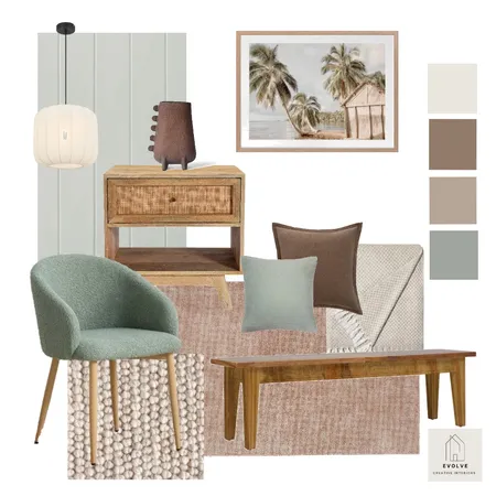 Glenorchy Bedroom Interior Design Mood Board by Evolve Creative Interiors on Style Sourcebook