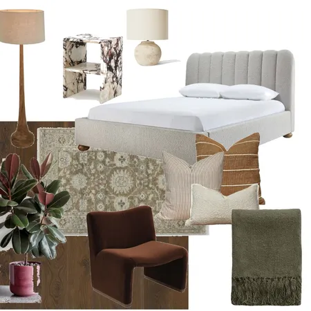 Master Bedroom Interior Design Mood Board by LaurenBS