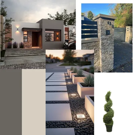 Chandelle Horsford Mom Exterior Interior Design Mood Board by jdarinteriors