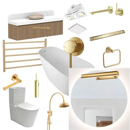 Ensuite Interior Design Mood Board by Richard