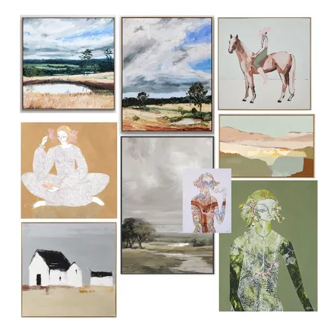 Art Interior Design Mood Board by Rhiannon Lee, Oleander & Finch Interiors on Style Sourcebook