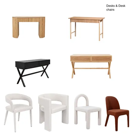 Desk and desk chais Interior Design Mood Board by frances on Style Sourcebook
