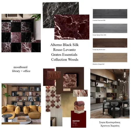 library Interior Design Mood Board by sofiaa on Style Sourcebook