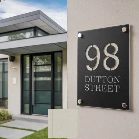 House Number Signs Australia: Entrance Style with Custom Facade Elements Interior Design Mood Board by Jane92 on Style Sourcebook