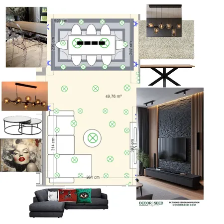 trpezarija i dnevna diplomski Interior Design Mood Board by Nikolinaa on Style Sourcebook