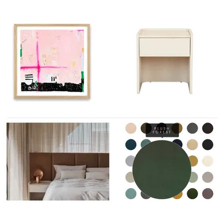Megan Bedroom- Go Your Own Way (Forest) Interior Design Mood Board by The Editorial Stylist on Style Sourcebook