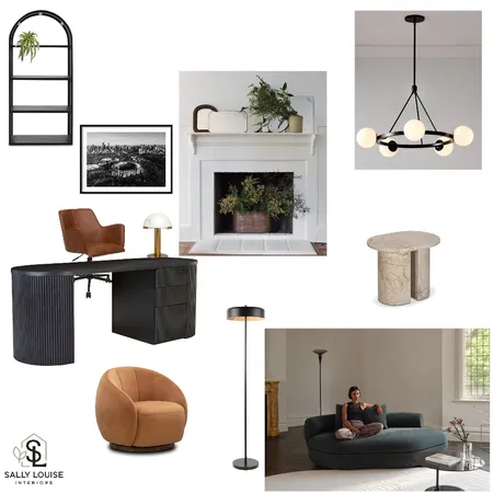 Downing St Formal Living Study Interior Design Mood Board by Sally Louise Interiors on Style Sourcebook
