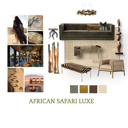 African Game Logde Luxury Interior Design Mood Board by IRIS on Style Sourcebook