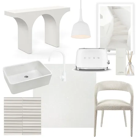 Cloud Dancer ft. White Crystal Boulder Interior Design Mood Board by SilkSurface on Style Sourcebook